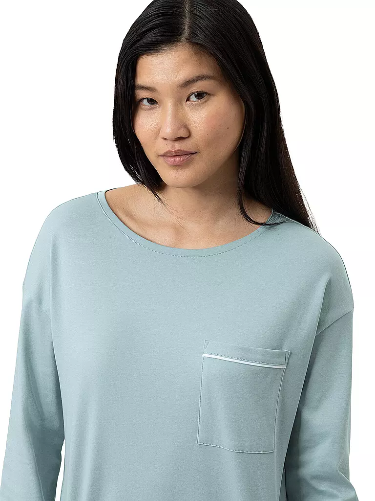 MEY | Camiseta de pijama CLASSY NIGHTS waterscape | Azul claro