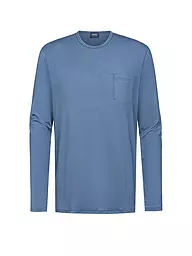 MEY | Camiseta de pijama de manga larga JEFFERSON azul yate | Azul