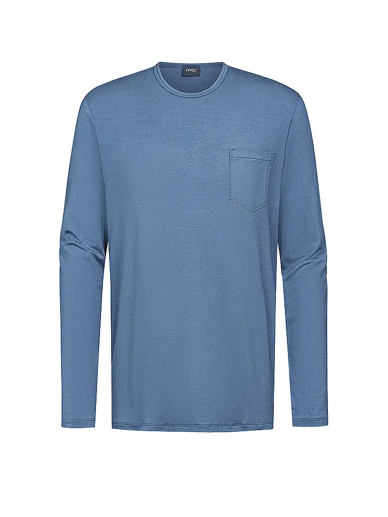 MEY | Camiseta de pijama de manga larga JEFFERSON azul galáctico | Azul