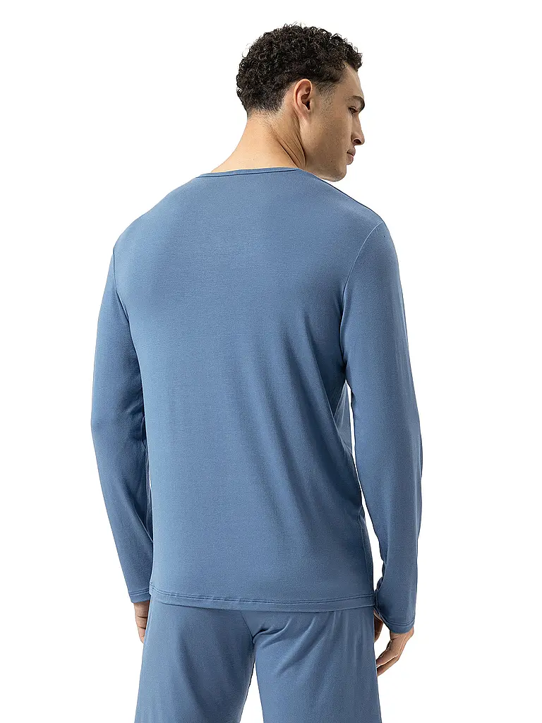 MEY | Camiseta de pijama de manga larga JEFFERSON azul galáctico | 