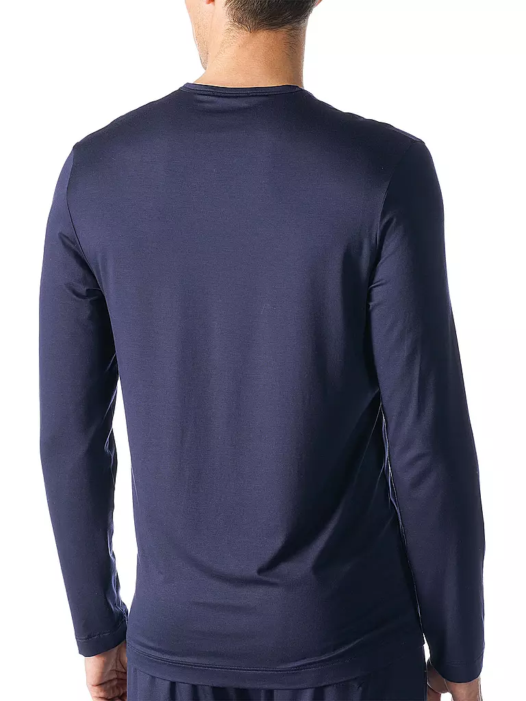 MEY | Camiseta de pijama de manga larga JEFFERSON azul yate | 