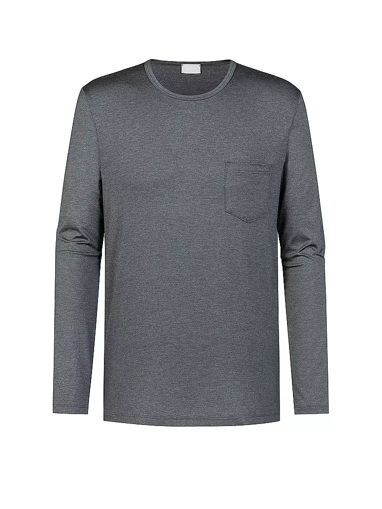 MEY | Camiseta de pijama de manga larga JEFFERSON quartz melange | Gris