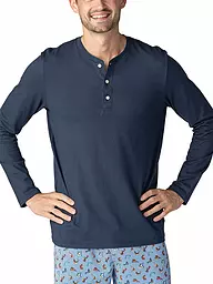 MEY | Camiseta de pijama de manga larga | Azul