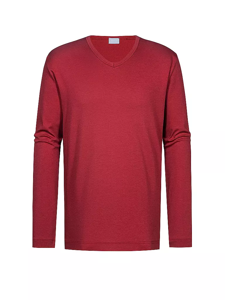 MEY | Camiseta de pijama de manga larga | Rojo