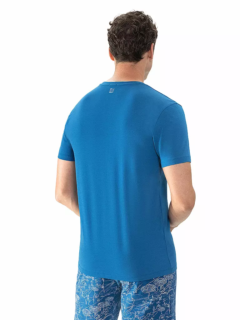 MEY | Camiseta de pijama RELAX azul mar | 