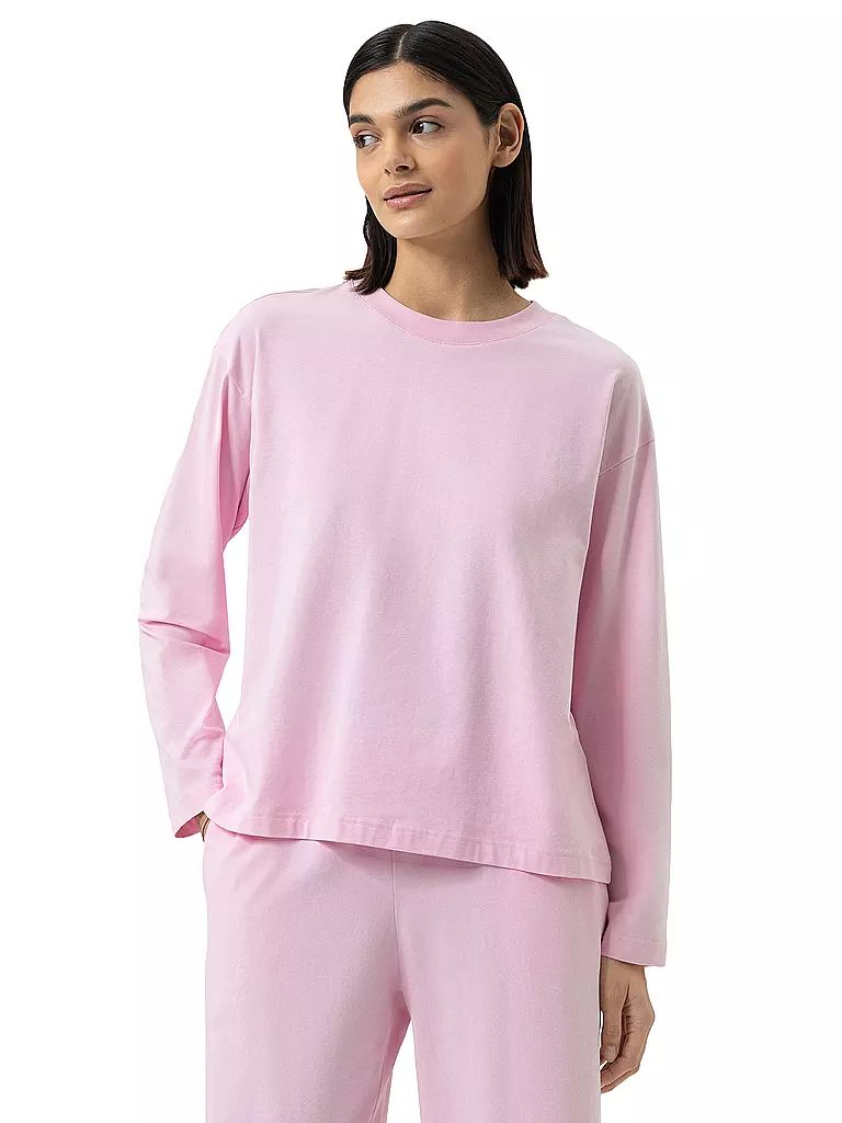 MEY | Camiseta de pijama SOLID LOVE rosa suave | Rosa