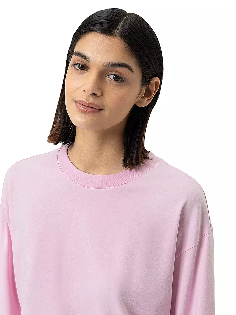 MEY | Camiseta de pijama SOLID LOVE rosa suave | 