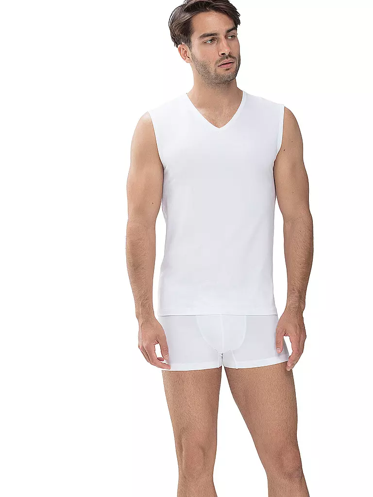 MEY | Camiseta de tirantes DRY COTTON blanca | Blanco