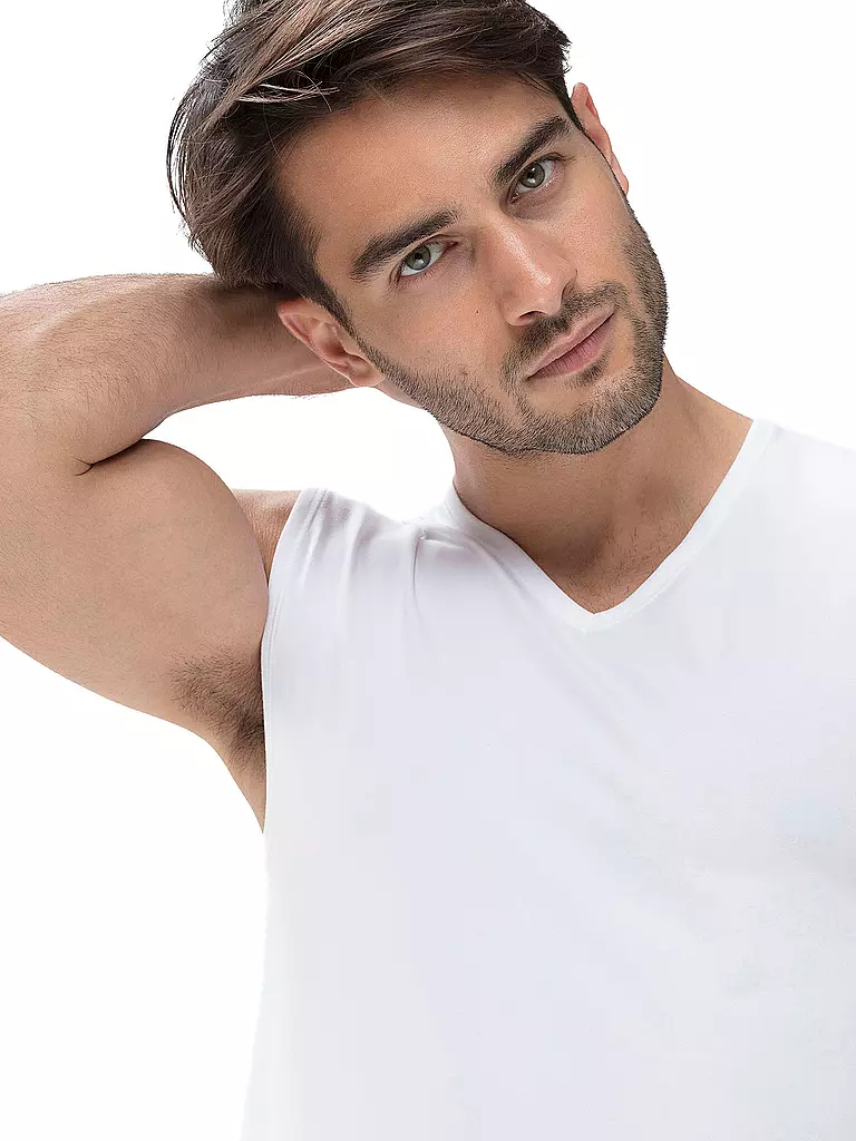 MEY | Camiseta de tirantes DRY COTTON blanca | 