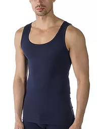 MEY | Camiseta deportiva casual de algodón blanca | Azul