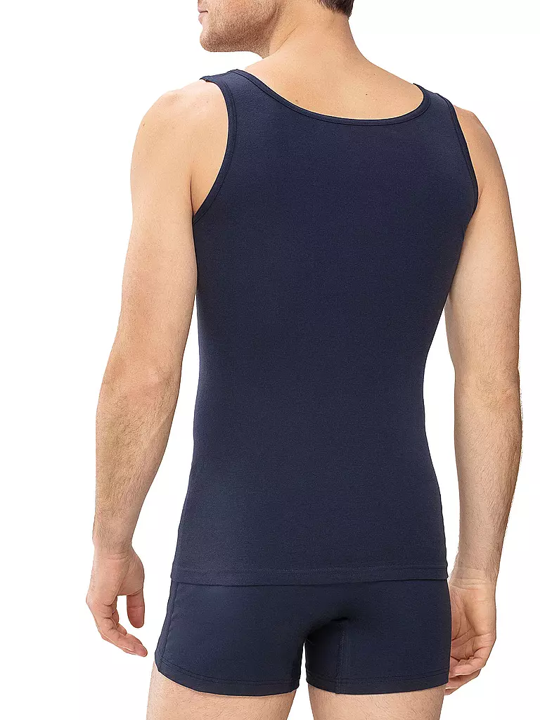 MEY | Camiseta deportiva casual de algodón azul yate | 