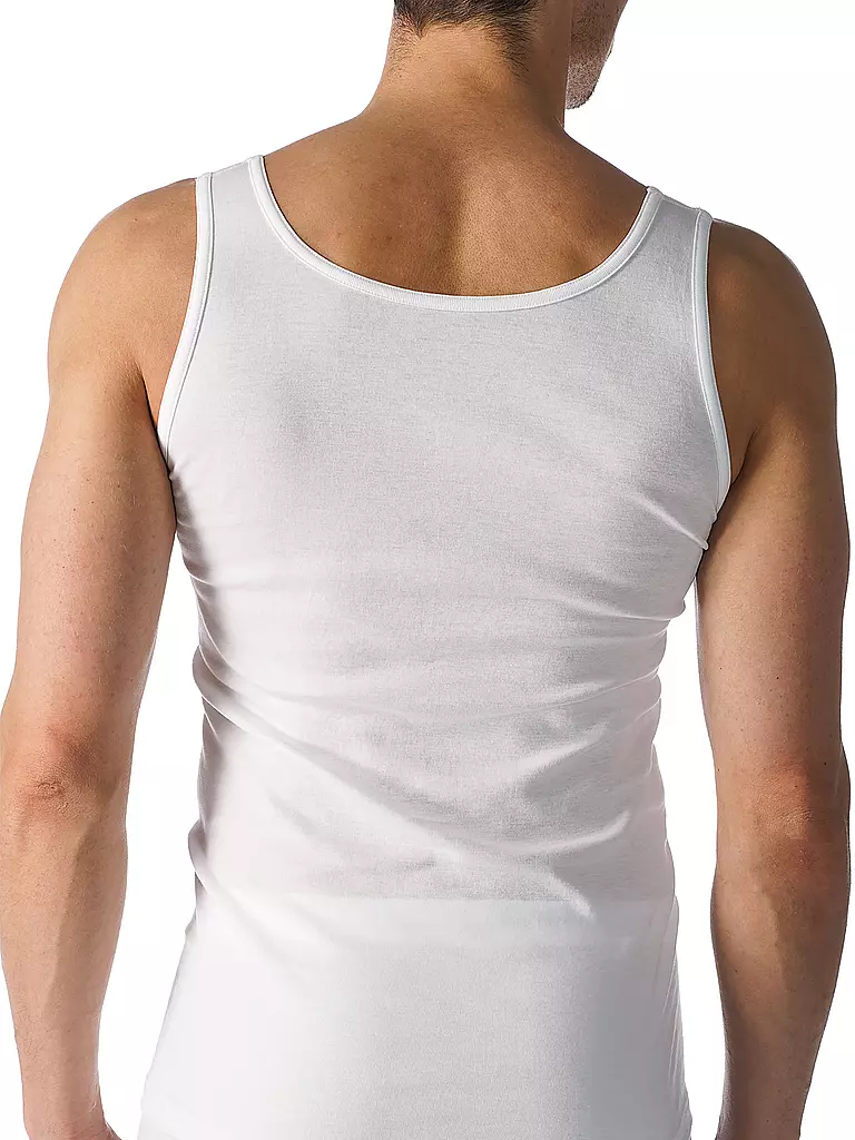 MEY | Camiseta deportiva casual de algodón blanca | 
