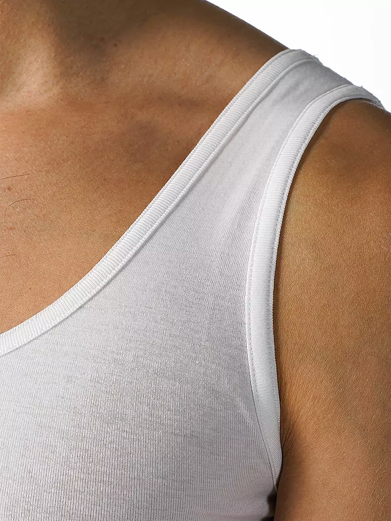 MEY | Camiseta deportiva casual de algodón blanca | 
