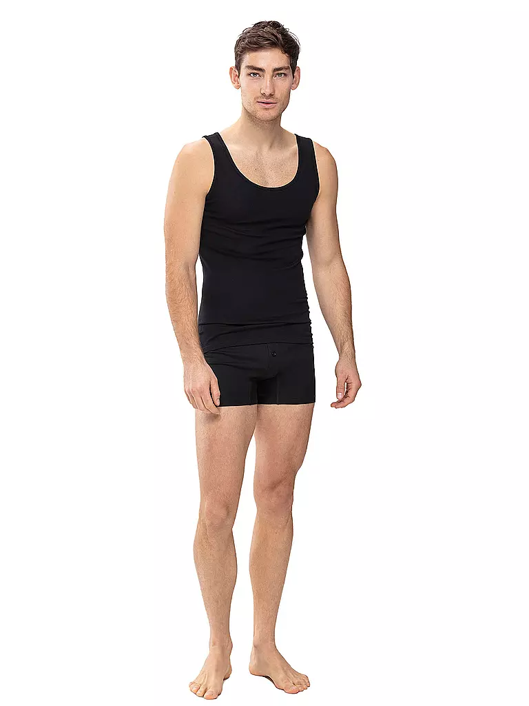 MEY | Camiseta deportiva casual de algodón negra | Negro