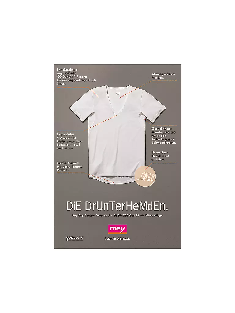 MEY | Camiseta DRY COTTON light skin | 