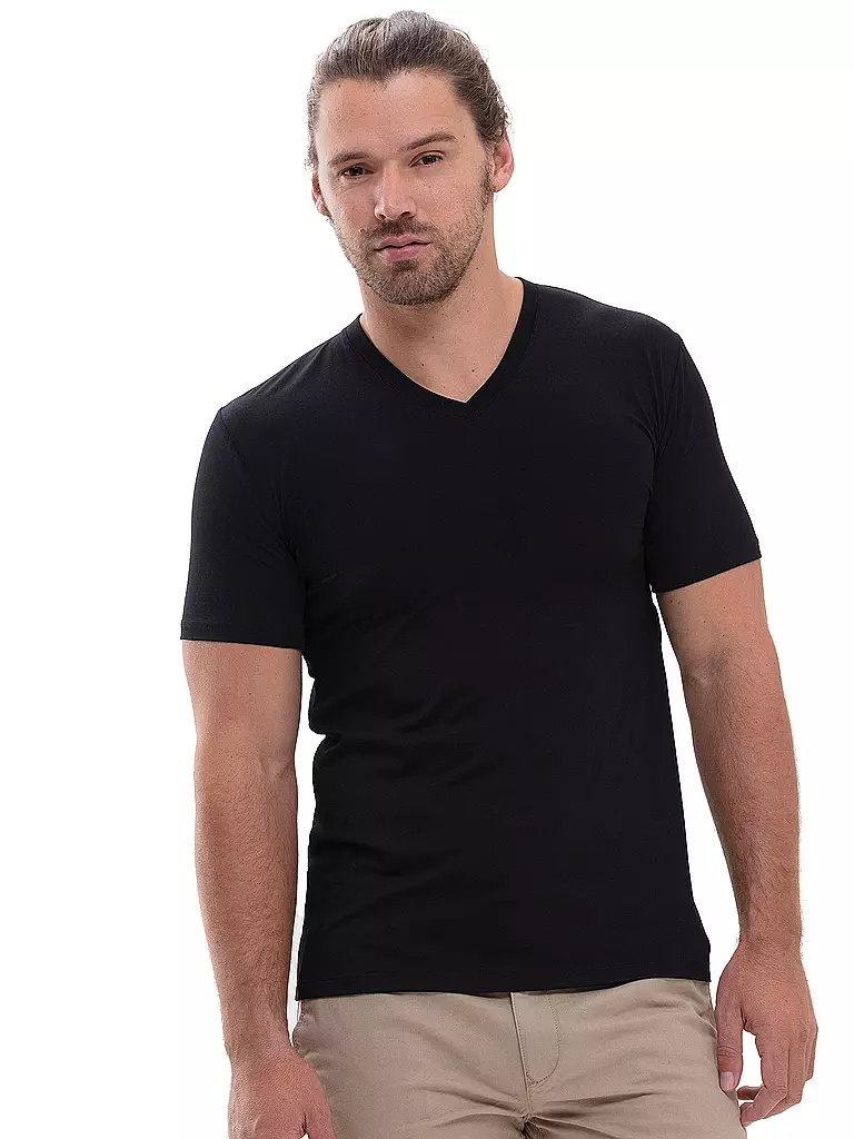 MEY | Camiseta híbrida | Negro