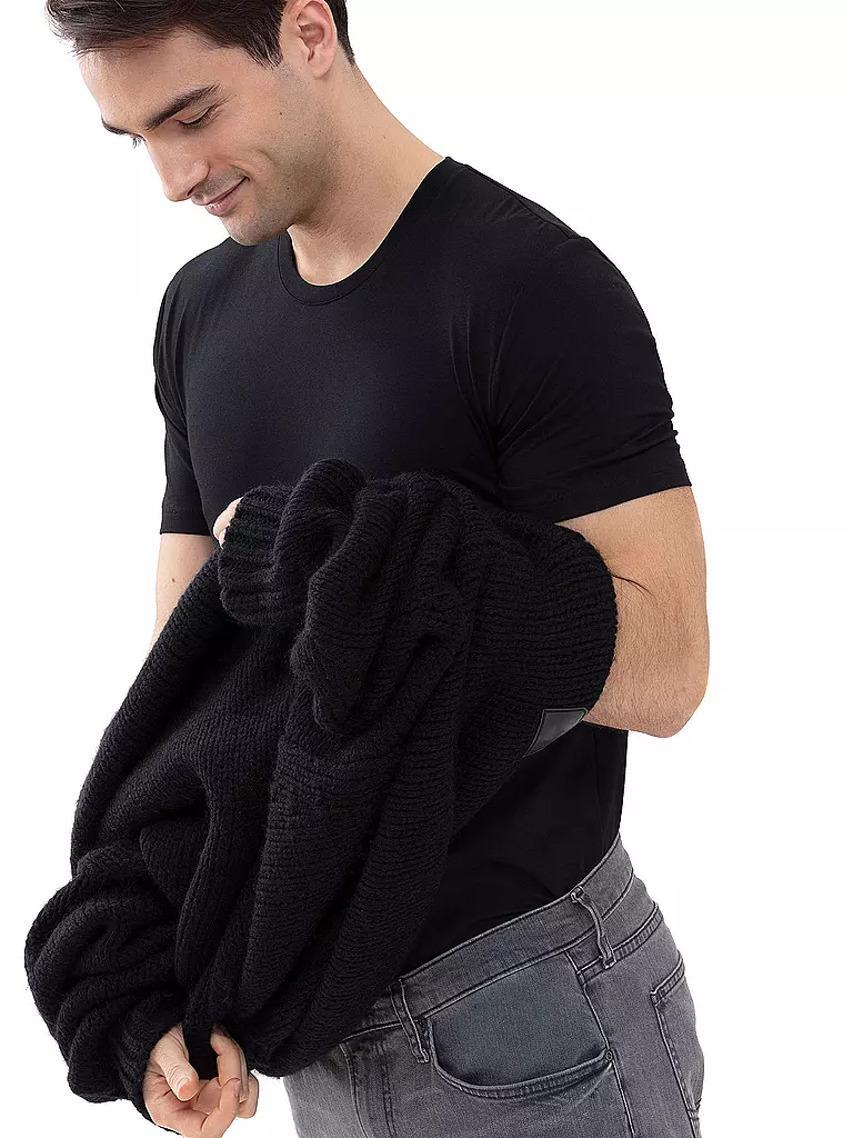 MEY | Camiseta híbrida | Negro