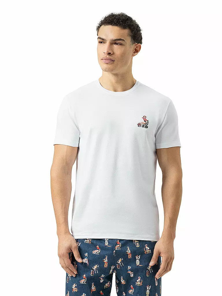 MEY | Camiseta Loungewear | Blanco