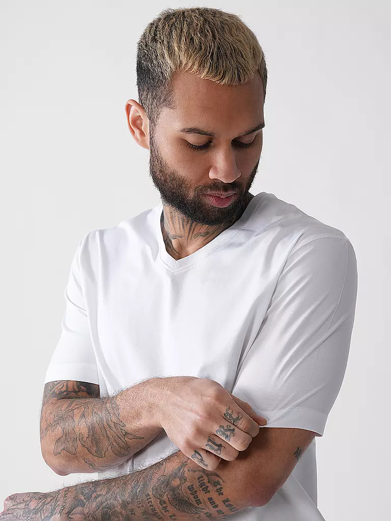 MEY | Camiseta Loungewear | Blanco