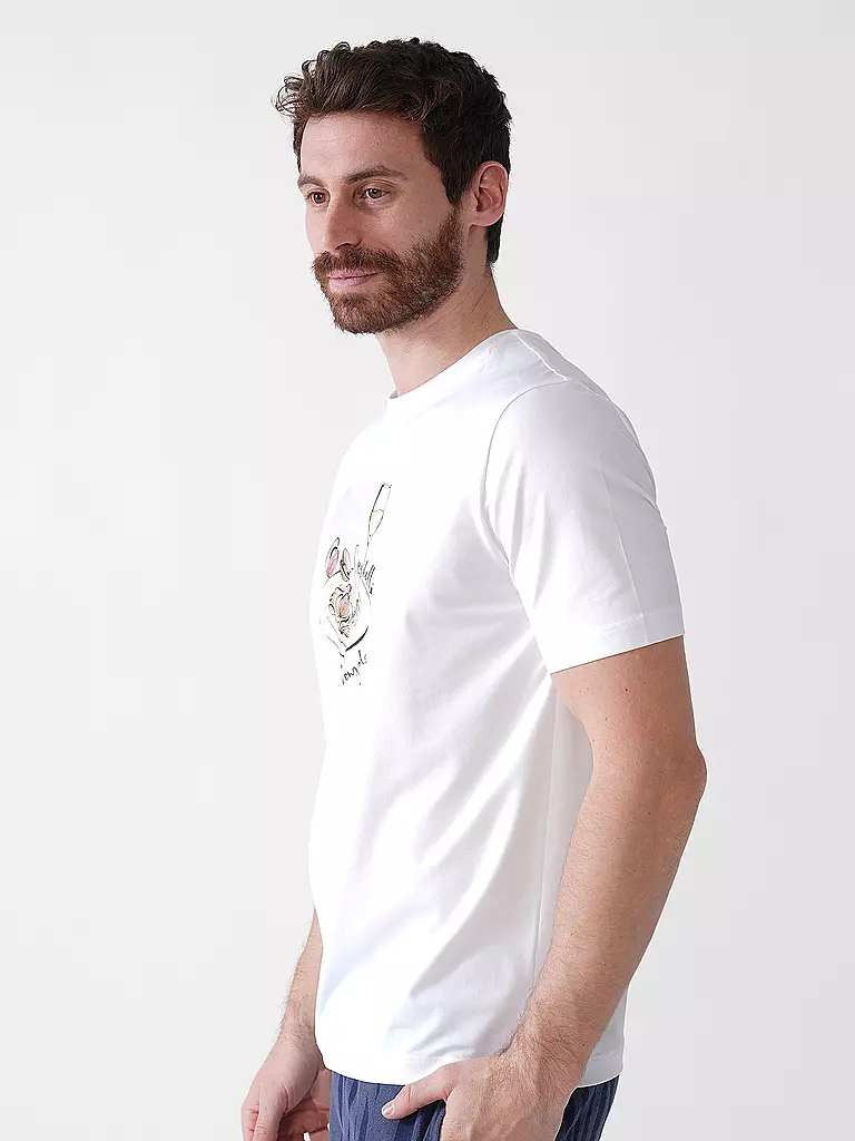 MEY | Camiseta Loungewear | Blanco