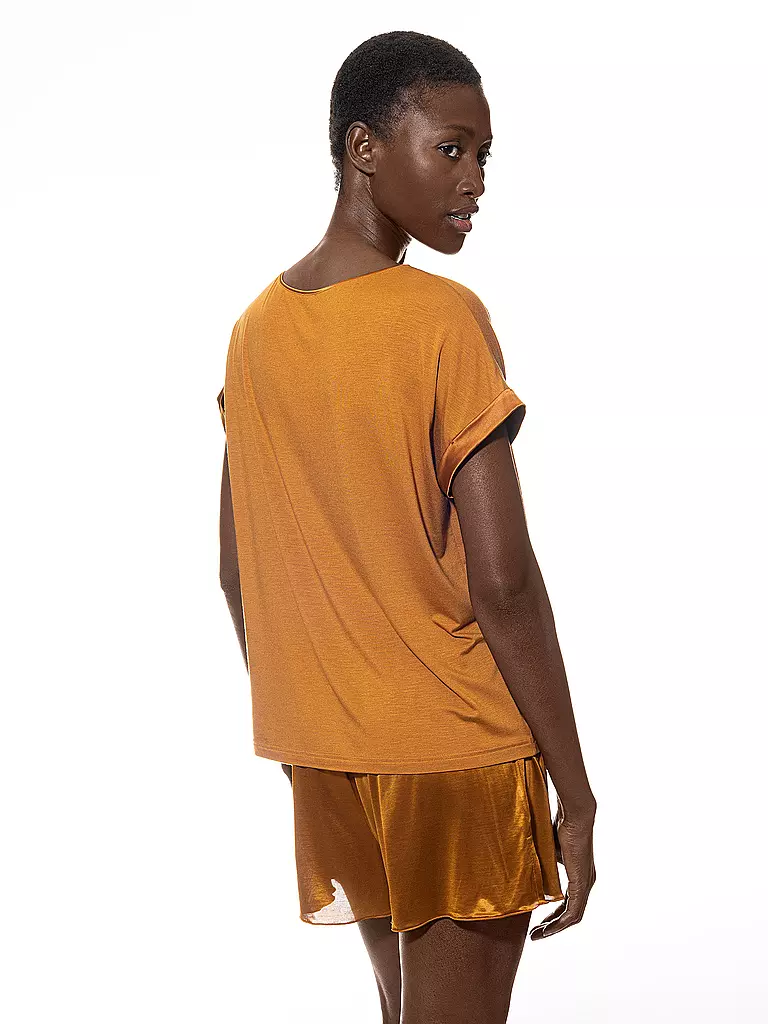 MEY | Camiseta PURE CHIC manzana caramelizada | Camel