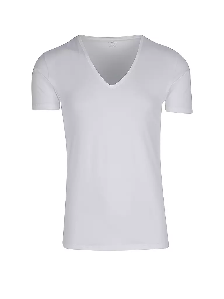 MEY | Camiseta Slim Fit DRY COTTON blanca | Blanco