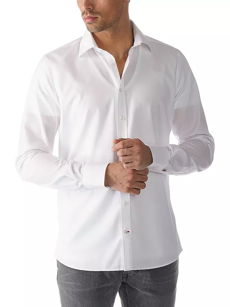 MEY | Camiseta Slim Fit DRY COTTON blanca | 
