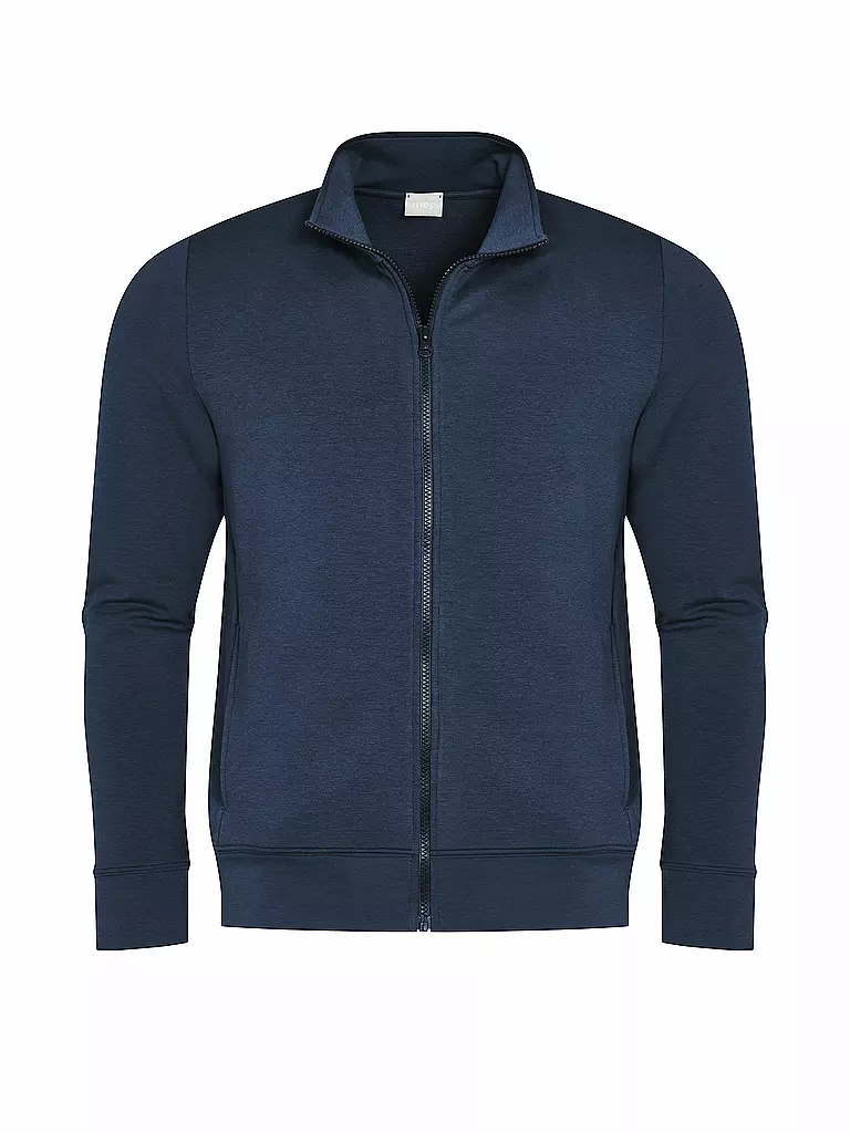 MEY | Chaqueta Loungewear ENJOY
Marca: MEY
Color: azul
Categorías: Moda, Hombre

Largo de manga: Manga larga
Material: Lyocell, Algodón, Elástico
Forma del cuello: Cuello alto
Diseño: Liso
Estilo y ocasión: Informal | Azul