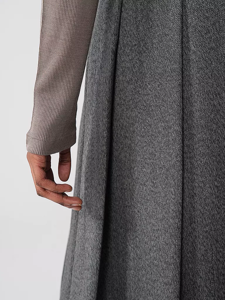 MEY | Langarmshirt WOOL LOVE deep taupe | Marrón claro