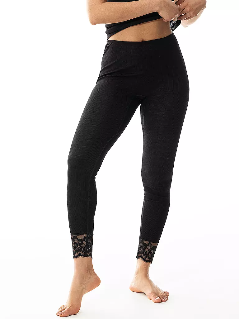 MEY | Leggings de estar en casa LOVE | Negro