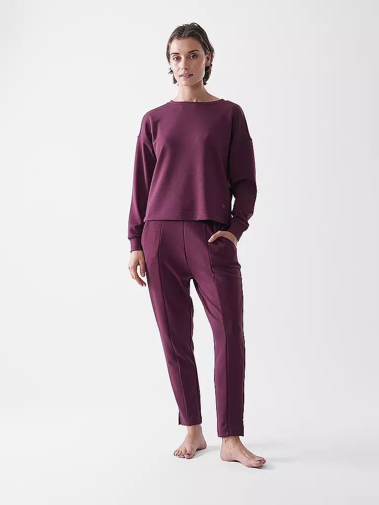 MEY | Loungewear Sweater PURE SOFTNESS | Rojo oscuro
