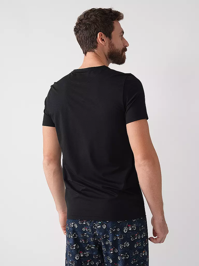 MEY | Loungewear T-Shirt MAGLIA schwarz | Negro