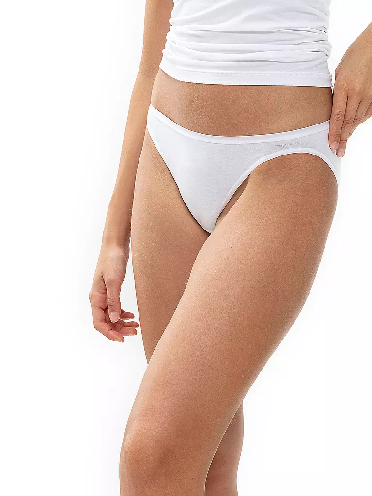 MEY | Mini slip SUPERFINE ORGANIC blanco | Blanco