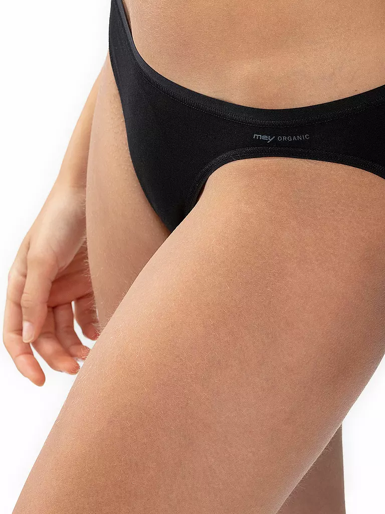 MEY | Mini slip SUPERFINE ORGANIC negro | 