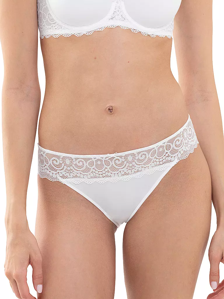 MEY | Mini-Slip AMOROUS blanco | Blanco