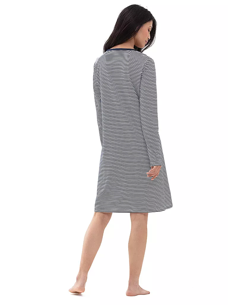 MEY | Nachthemd - Sleepshirt "Paula" (Night Blue) | Azul oscuro