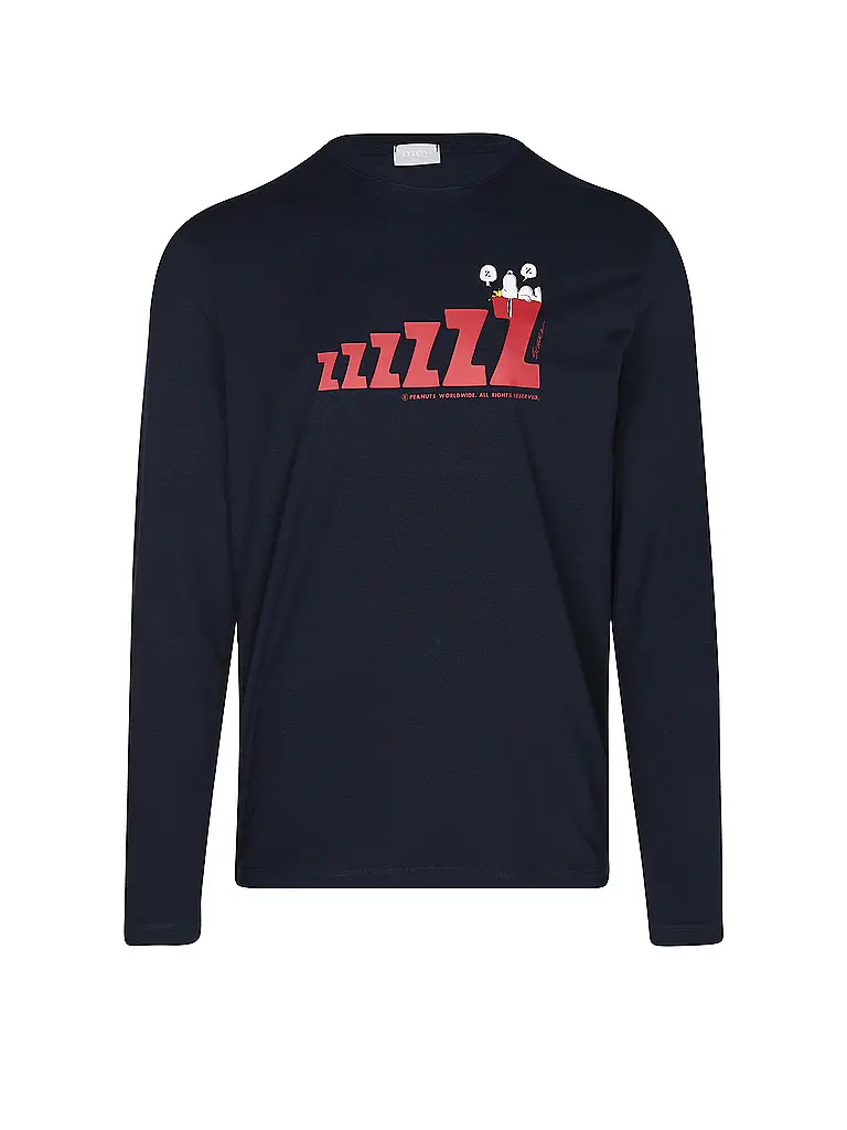 MEY | Nombre del producto: Camiseta de pijama mey x Peanuts | Azul