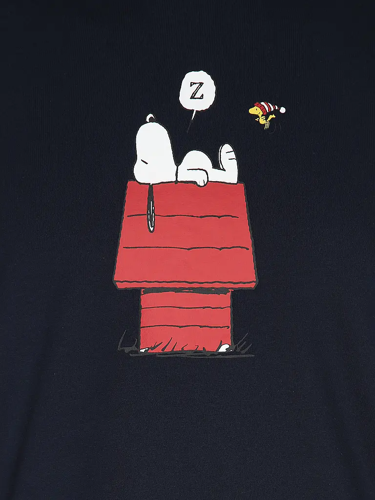 MEY | Nombre del producto: Camiseta de pijama mey x Peanuts | Azul