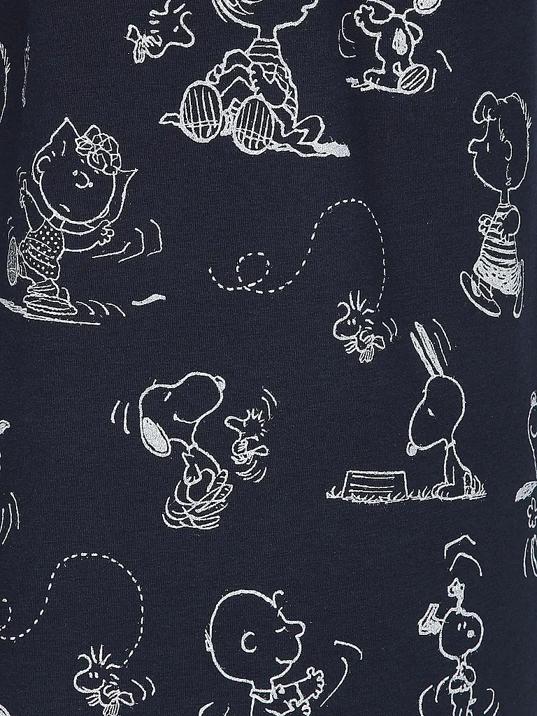 MEY | Nombre del producto: Pantalones cortos de pijama mey x Peanuts | Azul