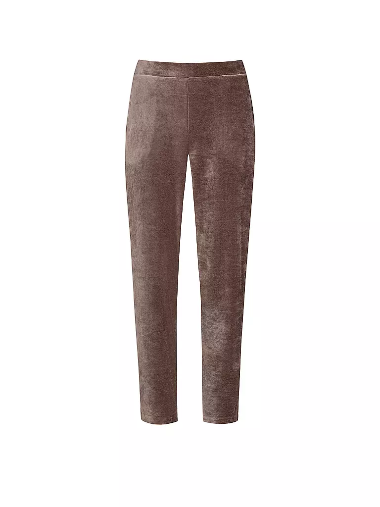 MEY | Pantalón de estar en casa VELVET DREAM | Marrón claro