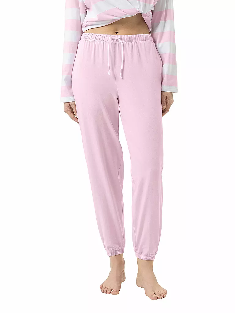 MEY | Pantalón de pijama 7/8 SOLID LOVE | Rosa