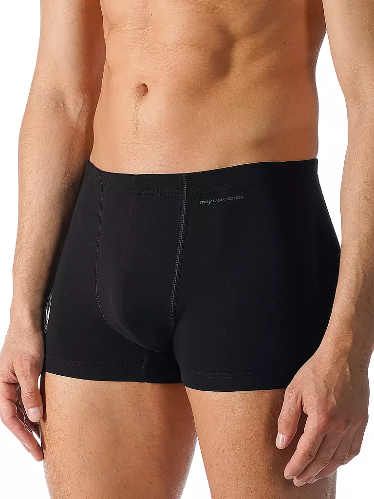MEY | Pantalones Casual de Algodón Negro | Negro