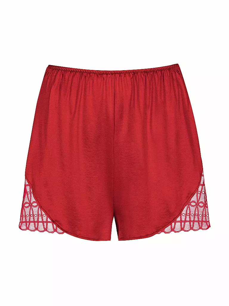 MEY | Pantalones cortos de pijama TEMPTATION red carpet | Rojo