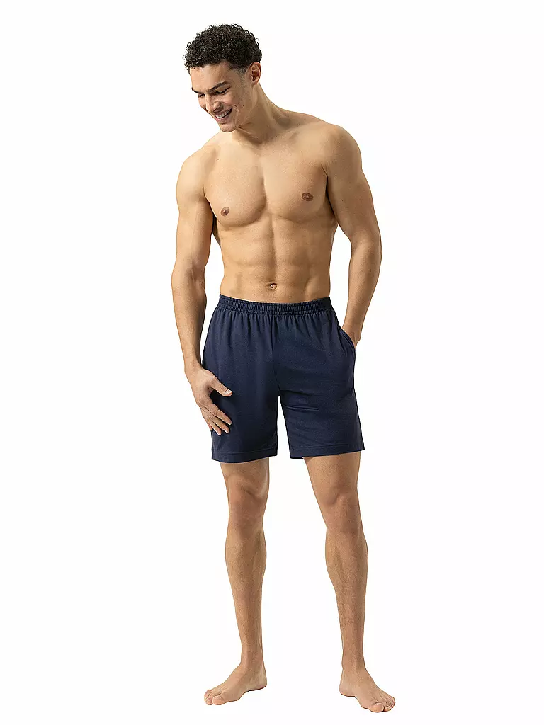 MEY | Pantalones cortos de pijama | Azul oscuro