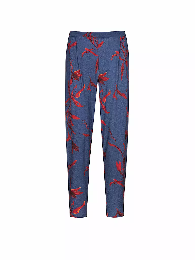 MEY | Pantalones de pijama 7/8 ROYAL GARDEN astral night | Azul