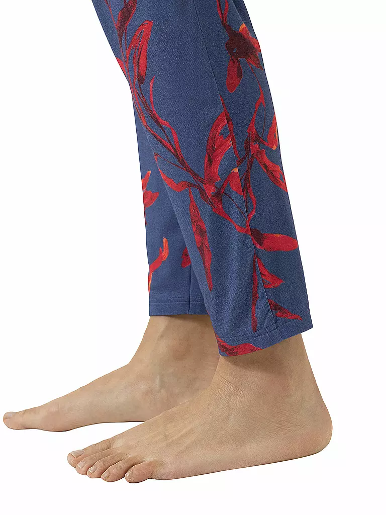 MEY | Pantalones de pijama 7/8 ROYAL GARDEN astral night | 