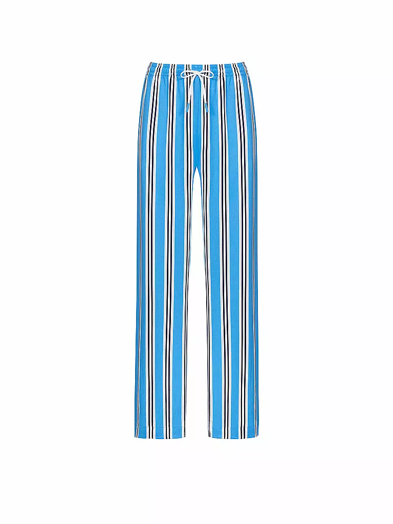 MEY | Pantalones de pijama CALMING STRIPES | Azul claro