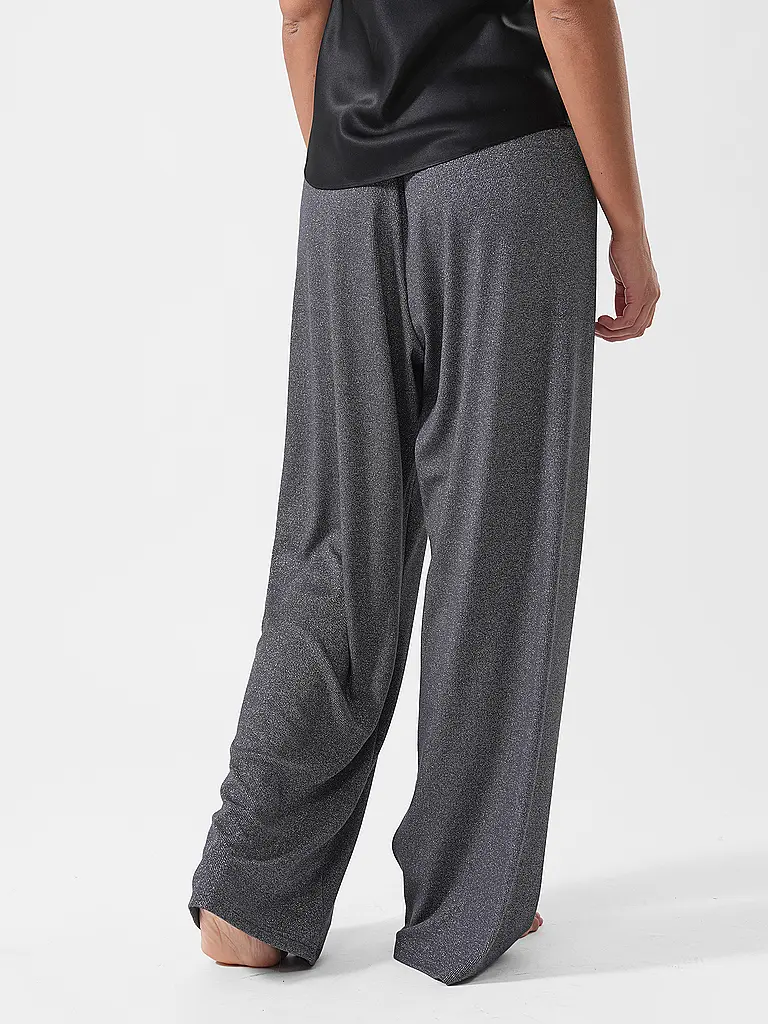 MEY | Pantalones de pijama SPARKLING RIB gris trueno | 