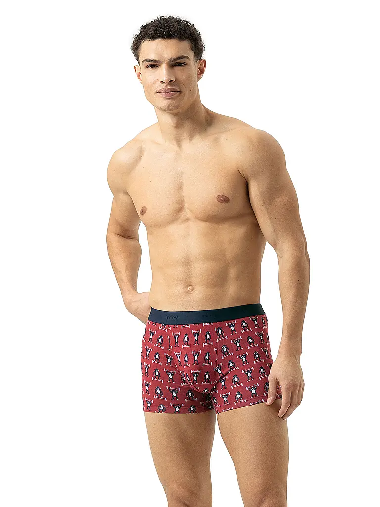 MEY | Pantalones gala rojo | Rojo oscuro