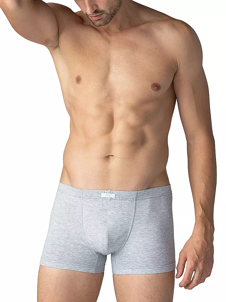 MEY | Pantalones gris claro mélange | Gris